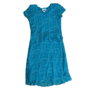 Sheri Martin Skirt & Blouse Set Fully Lined Pull-On Like New